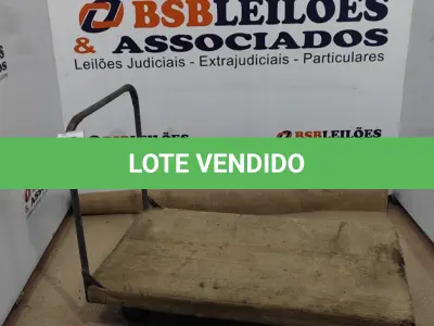 LOTE 362 - 01 CARRINHO DE TRANSPORTES DE CARGAS. (NO ESTADO) ATENÇÃO! FAZER A VISITAÇÃO ANTES DE ARREMATAR, NÃO SABEMOS SE FUNCIONA, LEILÃO NÃO TEM GARANTIA E NEM DEVOLUÇÃO, SUJEITO A POSSÍVEIS AVARIAS VISÍVEIS/OCULTAS E/OU AUSÊNCIA DE COMPONENTES.
