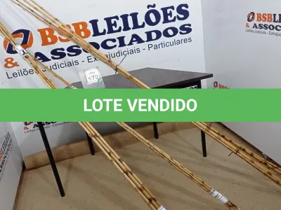 LOTE 170 - 20 VARAS DE BAMBU. (NO ESTADO) ATENÇÃO! FAZER A VISITAÇÃO ANTES DE ARREMATAR, NÃO SABEMOS SE FUNCIONA. LEILÃO NÃO TEM GARANTIA E NEM DEVOLUÇÃO, SUJEITO A POSSÍVEIS AVARIAS VISÍVEIS/OCULTAS E/OU AUSÊNCIA DE COMPONENTES.