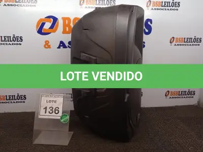 LOTE 136 - 01 CAIXA DE SOM PASSIVA PX-12. (NO ESTADO) ATENÇÃO! FAZER A VISITAÇÃO ANTES DE ARREMATAR, NÃO SABEMOS SE FUNCIONA. LEILÃO NÃO TEM GARANTIA E NEM DEVOLUÇÃO, SUJEITO A POSSÍVEIS AVARIAS VISÍVEIS/OCULTAS E/OU AUSÊNCIA DE COMPONENTES.