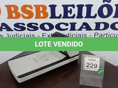 LOTE 229 - 01 SCANNER MODELO FI-7280 MARCA FUJITSU. (NO ESTADO) ATENÇÃO! FAZER A VISITAÇÃO ANTES DE ARREMATAR, NÃO SABEMOS SE FUNCIONA. LEILÃO NÃO TEM GARANTIA E NEM DEVOLUÇÃO, SUJEITO A POSSÍVEIS AVARIAS VISÍVEIS/OCULTAS E/OU AUSÊNCIA DE COMPONENTES.