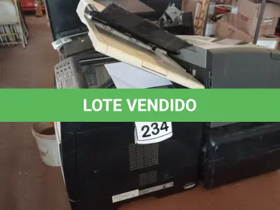 LOTE 234 - 03 IMPRESSORAS DE MARCAS E MODELOS DIVERSOS. (NO ESTADO) ATENÇÃO! FAZER A VISITAÇÃO ANTES DE ARREMATAR, NÃO SABEMOS SE FUNCIONA. LEILÃO NÃO TEM GARANTIA E NEM DEVOLUÇÃO, SUJEITO A POSSÍVEIS AVARIAS VISÍVEIS/OCULTAS E/OU AUSÊNCIA DE COMPONENTES.