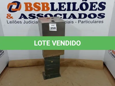 LOTE 358 - 01 CATRACA DE ACESSO MARCA ANSETT. (NO ESTADO) ATENÇÃO! FAZER A VISITAÇÃO ANTES DE ARREMATAR, NÃO SABEMOS SE FUNCIONA. LEILÃO NÃO TEM GARANTIA E NEM DEVOLUÇÃO, SUJEITO A POSSÍVEIS AVARIAS VISÍVEIS/OCULTAS E/OU AUSÊNCIA DE COMPONENTES.