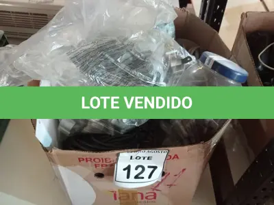 LOTE 127 - 01 LOTE COM GRANDE QUANTIDADE CABOS E MATERIAIS ELÉTRICOS DIVERSOS. (NO ESTADO) ATENÇÃO! FAZER A VISITAÇÃO ANTES DE ARREMATAR, NÃO SABEMOS SE FUNCIONA, LEILÃO NÃO TEM GARANTIA E NEM DEVOLUÇÃO, SUJEITO A POSSÍVEIS AVARIAS VISÍVEIS/OCULTAS E/OU AUSÊNCIA DE COMPONENTES.
