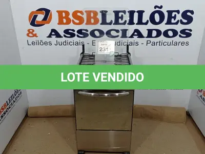 LOTE 231 - 01 FOGÃO 04 BOCAS MARCA ATLAS. (NO ESTADO) ATENÇÃO! FAZER A VISITAÇÃO ANTES DE ARREMATAR, NÃO SABEMOS SE FUNCIONA. LEILÃO NÃO TEM GARANTIA E NEM DEVOLUÇÃO, SUJEITO A POSSÍVEIS AVARIAS VISÍVEIS/OCULTAS E/OU AUSÊNCIA DE COMPONENTES.