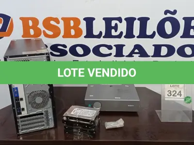 LOTE 324 - 01 SERVIDOR HP DR ML30 G9, 04 HDS, 01 PROJETOR SONY E 02 PROCESSADORES PARA PC. (NO ESTADO) ATENÇÃO! FAZER A VISITAÇÃO ANTES DE ARREMATAR, NÃO SABEMOS SE FUNCIONA. LEILÃO NÃO TEM GARANTIA E NEM DEVOLUÇÃO, SUJEITO A POSSÍVEIS AVARIAS VISÍVEIS/OCULTAS E/OU AUSÊNCIA DE COMPONENTES.