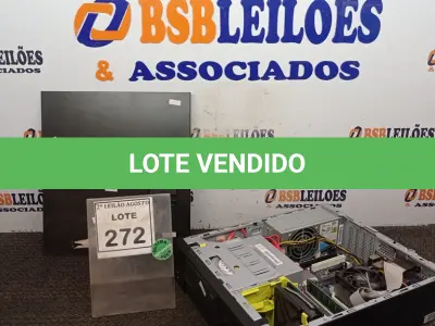 LOTE 272 - 01 CPU MARCA POSITIVO COM 8GB MEMORIA COM SSD E HD. (NO ESTADO) ATENÇÃO! FAZER A VISITAÇÃO ANTES DE ARREMATAR, NÃO SABEMOS SE FUNCIONA, LEILÃO NÃO TEM GARANTIA E NEM DEVOLUÇÃO, SUJEITO A POSSÍVEIS AVARIAS VISÍVEIS/OCULTAS E/OU AUSÊNCIA DE COMPONENTES.