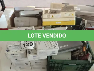 LOTE 129 - 10 LEITORES DE CÓDIGO DE BARRAS, 01 TRANSFORMADOR, VÁRIOS SENSORES DE MOVIMENTO E ELETRÔNICOS DIVERSOS. (NO ESTADO) ATENÇÃO! FAZER A VISITAÇÃO ANTES DE ARREMATAR, NÃO SABEMOS SE FUNCIONA. LEILÃO NÃO TEM GARANTIA E NEM DEVOLUÇÃO, SUJEITO A POSSÍVEIS AVARIAS VISÍVEIS/OCULTAS E/OU AUSÊNCIA DE COMPONENTES.
