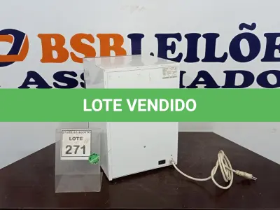 LOTE 271 - 01 ESTUFA PARA ESTERILIZAÇÃO E SECAGEM. (NO ESTADO) ATENÇÃO! FAZER A VISITAÇÃO ANTES DE ARREMATAR, NÃO SABEMOS SE FUNCIONA, LEILÃO NÃO TEM GARANTIA E NEM DEVOLUÇÃO, SUJEITO A POSSÍVEIS AVARIAS VISÍVEIS/OCULTAS E/OU AUSÊNCIA DE COMPONENTES.