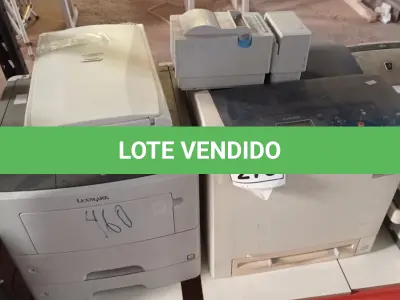 LOTE 278 - 02 IMPRESSORAS, 01 IMPRESSORA DE CUPOM E 01 SCANNER. (NO ESTADO) ATENÇÃO! FAZER A VISITAÇÃO ANTES DE ARREMATAR, NÃO SABEMOS SE FUNCIONA. LEILÃO NÃO TEM GARANTIA E NEM DEVOLUÇÃO, SUJEITO A POSSÍVEIS AVARIAS VISÍVEIS/OCULTAS E/OU AUSÊNCIA DE COMPONENTES.