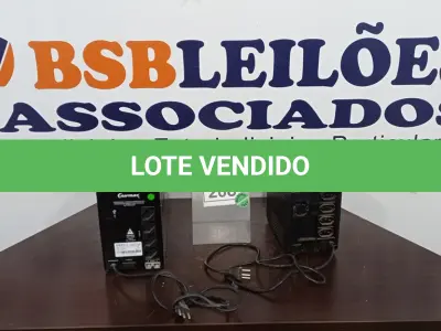 LOTE 208 - 02 NOBREAKS APC. (NO ESTADO) ATENÇÃO! FAZER A VISITAÇÃO ANTES DE ARREMATAR, NÃO SABEMOS SE FUNCIONA, LEILÃO NÃO TEM GARANTIA E NEM DEVOLUÇÃO, SUJEITO A POSSÍVEIS AVARIAS VISÍVEIS/OCULTAS E/OU AUSÊNCIA DE COMPONENTES.