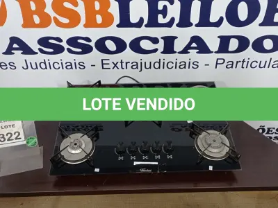 LOTE 322 - 01 COOKTOP 05 BOCAS MARCA FISCHER. (NO ESTADO) ATENÇÃO! FAZER A VISITAÇÃO ANTES DE ARREMATAR, NÃO SABEMOS SE FUNCIONA. LEILÃO NÃO TEM GARANTIA E NEM DEVOLUÇÃO, SUJEITO A POSSÍVEIS AVARIAS VISÍVEIS/OCULTAS E/OU AUSÊNCIA DE COMPONENTES.