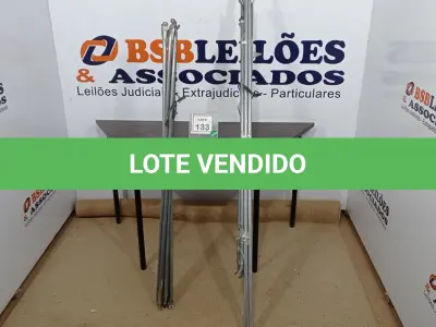 LOTE 133 - 01 LOTE COM VÁRIAS HASTES ANCORA. (NO ESTADO) ATENÇÃO! FAZER A VISITAÇÃO ANTES DE ARREMATAR, NÃO SABEMOS SE FUNCIONA. LEILÃO NÃO TEM GARANTIA E NEM DEVOLUÇÃO, SUJEITO A POSSÍVEIS AVARIAS VISÍVEIS/OCULTAS E/OU AUSÊNCIA DE COMPONENTES.