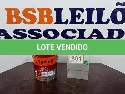 LOTE 301 - 01 LATA DE TINTA ESMALTE PARA MADEIRA E METAIS SUVINIL VERMELHO 3,6L. (NO ESTADO) ATENÇÃO! FAZER A VISITAÇÃO ANTES DE ARREMATAR, NÃO SABEMOS SE FUNCIONA. LEILÃO NÃO TEM GARANTIA E NEM DEVOLUÇÃO, SUJEITO A POSSÍVEIS AVARIAS VISÍVEIS/OCULTAS E/OU AUSÊNCIA DE COMPONENTES.