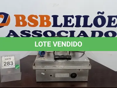 LOTE 283 - 01 CHAPA ELÉTRICA EM INOX. (NO ESTADO) ATENÇÃO! FAZER A VISITAÇÃO ANTES DE ARREMATAR, NÃO SABEMOS SE FUNCIONA. LEILÃO NÃO TEM GARANTIA E NEM DEVOLUÇÃO, SUJEITO A POSSÍVEIS AVARIAS VISÍVEIS/OCULTAS E/OU AUSÊNCIA DE COMPONENTES.
