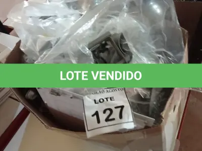 LOTE 127 - 01 LOTE COM GRANDE QUANTIDADE CABOS E MATERIAIS ELÉTRICOS DIVERSOS. (NO ESTADO) ATENÇÃO! FAZER A VISITAÇÃO ANTES DE ARREMATAR, NÃO SABEMOS SE FUNCIONA, LEILÃO NÃO TEM GARANTIA E NEM DEVOLUÇÃO, SUJEITO A POSSÍVEIS AVARIAS VISÍVEIS/OCULTAS E/OU AUSÊNCIA DE COMPONENTES.