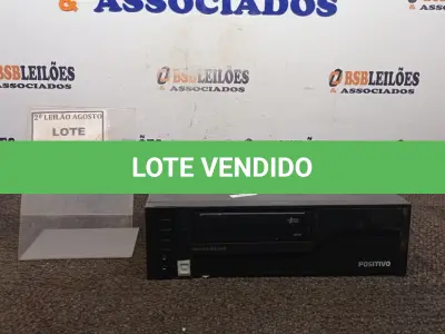 LOTE 308 - 01 CPU MARCA POSITIVO COM 8GB MEMÓRIA COM SSD E HD. (NO ESTADO) ATENÇÃO! FAZER A VISITAÇÃO ANTES DE ARREMATAR, NÃO SABEMOS SE FUNCIONA, LEILÃO NÃO TEM GARANTIA E NEM DEVOLUÇÃO, SUJEITO A POSSÍVEIS AVARIAS VISÍVEIS/OCULTAS E/OU AUSÊNCIA DE COMPONENTES.