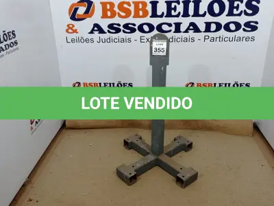 LOTE 355 - 01 SUPORTE METÁLICO COM BASE EM X. (NO ESTADO) ATENÇÃO! FAZER A VISITAÇÃO ANTES DE ARREMATAR, NÃO SABEMOS SE FUNCIONA. LEILÃO NÃO TEM GARANTIA E NEM DEVOLUÇÃO, SUJEITO A POSSÍVEIS AVARIAS VISÍVEIS/OCULTAS E/OU AUSÊNCIA DE COMPONENTES.