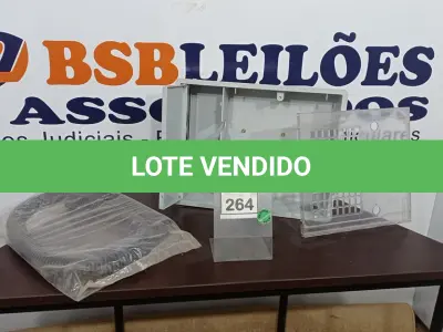 LOTE 264 - 01 CAIXA PLÁSTICA PARA UNIDADE DE MEDIÇÃO DE ÁGUA. (NO ESTADO) ATENÇÃO! FAZER A VISITAÇÃO ANTES DE ARREMATAR, NÃO SABEMOS SE FUNCIONA, LEILÃO NÃO TEM GARANTIA E NEM DEVOLUÇÃO, SUJEITO A POSSÍVEIS AVARIAS VISÍVEIS/OCULTAS E/OU AUSÊNCIA DE COMPONENTES.