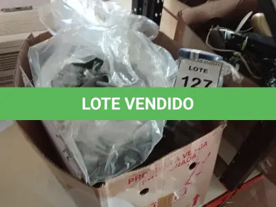 LOTE 127 - 01 LOTE COM GRANDE QUANTIDADE CABOS E MATERIAIS ELÉTRICOS DIVERSOS. (NO ESTADO) ATENÇÃO! FAZER A VISITAÇÃO ANTES DE ARREMATAR, NÃO SABEMOS SE FUNCIONA, LEILÃO NÃO TEM GARANTIA E NEM DEVOLUÇÃO, SUJEITO A POSSÍVEIS AVARIAS VISÍVEIS/OCULTAS E/OU AUSÊNCIA DE COMPONENTES.