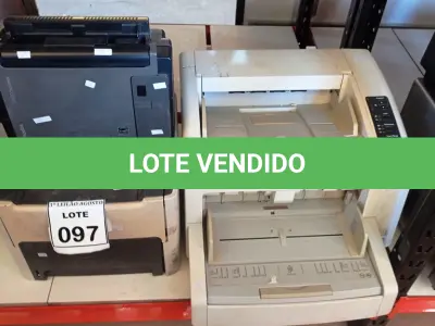 LOTE 097 - 01 IMPRESSORA MARCA HP MODELO 1320N, 01 SCANNER MARCA KODAK E 01 SCANNER MARCA PANASONIC MODELO KV-S4065C. (NO ESTADO) ATENÇÃO! FAZER A VISITAÇÃO ANTES DE ARREMATAR, NÃO SABEMOS SE FUNCIONA, LEILÃO NÃO TEM GARANTIA E NEM DEVOLUÇÃO, SUJEITO A POSSÍVEIS AVARIAS VISÍVEIS/OCULTAS E/OU AUSÊNCIA DE COMPONENTES.