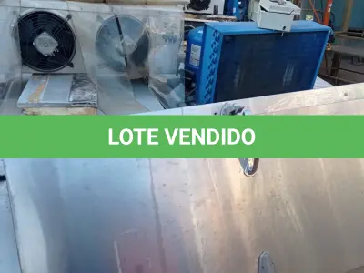 LOTE 488 - 01 CÂMARA FRIA COM PLACAS DE POLIURETANO, 01 EVAPORADORAS E 01 CONDENSADORAS. (NO ESTADO) ATENÇÃO! FAZER A VISITAÇÃO ANTES DE ARREMATAR, NÃO SABEMOS SE FUNCIONA. LEILÃO NÃO TEM GARANTIA E NEM DEVOLUÇÃO, SUJEITO A POSSÍVEIS AVARIAS VISÍVEIS/OCULTAS E/OU AUSÊNCIA DE COMPONENTES.