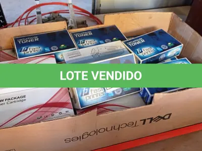 LOTE 088 - 01 LOTE COM GRANDE QUANTIDADE DE TONER. (NO ESTADO) ATENÇÃO! FAZER A VISITAÇÃO ANTES DE ARREMATAR, NÃO SABEMOS SE FUNCIONA, LEILÃO NÃO TEM GARANTIA E NEM DEVOLUÇÃO, SUJEITO A POSSÍVEIS AVARIAS VISÍVEIS/OCULTAS E/OU AUSÊNCIA DE COMPONENTES.