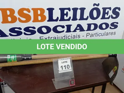 LOTE 110 - 01 ENXADA E 01 CAVADOR MANUAL. (NO ESTADO) ATENÇÃO! FAZER A VISITAÇÃO ANTES DE ARREMATAR, NÃO SABEMOS SE FUNCIONA, LEILÃO NÃO TEM GARANTIA E NEM DEVOLUÇÃO, SUJEITO A POSSÍVEIS AVARIAS VISÍVEIS/OCULTAS E/OU AUSÊNCIA DE COMPONENTES.