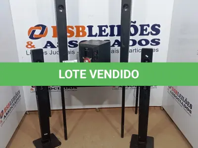 LOTE 023 - 01 MINI SYSTEM PHILCO COM 04 CAIXAS DE SOM TIPO TORRE. (NO ESTADO) ATENÇÃO! FAZER A VISITAÇÃO ANTES DE ARREMATAR, NÃO SABEMOS SE FUNCIONA, LEILÃO NÃO TEM GARANTIA E NEM DEVOLUÇÃO, SUJEITO A POSSÍVEIS AVARIAS VISÍVEIS/OCULTAS E/OU AUSÊNCIA DE COMPONENTES.