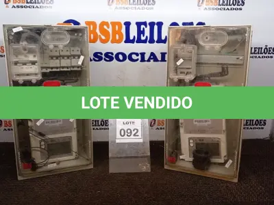LOTE 092 - 02 RELÓGIOS DE ENERGIA DIGITAL. (NO ESTADO) ATENÇÃO! FAZER A VISITAÇÃO ANTES DE ARREMATAR, NÃO SABEMOS SE FUNCIONA, LEILÃO NÃO TEM GARANTIA E NEM DEVOLUÇÃO, SUJEITO A POSSÍVEIS AVARIAS VISÍVEIS/OCULTAS E/OU AUSÊNCIA DE COMPONENTES.