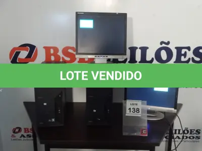 LOTE 138 - 02 CPU E 02 MONITORES MARCAS VARIADAS. (NO ESTADO) ATENÇÃO! FAZER A VISITAÇÃO ANTES DE ARREMATAR, NÃO SABEMOS SE FUNCIONA, LEILÃO NÃO TEM GARANTIA E NEM DEVOLUÇÃO, SUJEITO A POSSÍVEIS AVARIAS VISÍVEIS/OCULTAS E/OU AUSÊNCIA DE COMPONENTES.