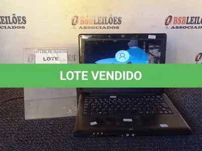 LOTE 208 - 01 NOTEBOOK MARCA POSITIVO. (NO ESTADO) ATENÇÃO! FAZER A VISITAÇÃO ANTES DE ARREMATAR, NÃO SABEMOS SE FUNCIONA, LEILÃO NÃO TEM GARANTIA E NEM DEVOLUÇÃO, SUJEITO A POSSÍVEIS AVARIAS VISÍVEIS/OCULTAS E/OU AUSÊNCIA DE COMPONENTES.