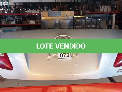 LOTE 073 - 01 TAMPA DE PORTA MALAS PARA TOYTA CAMRY. (NO ESTADO) ATENÇÃO! FAZER A VISITAÇÃO ANTES DE ARREMATAR, NÃO SABEMOS SE FUNCIONA, LEILÃO NÃO TEM GARANTIA E NEM DEVOLUÇÃO, SUJEITO A POSSÍVEIS AVARIAS VISÍVEIS/OCULTAS E/OU AUSÊNCIA DE COMPONENTES.