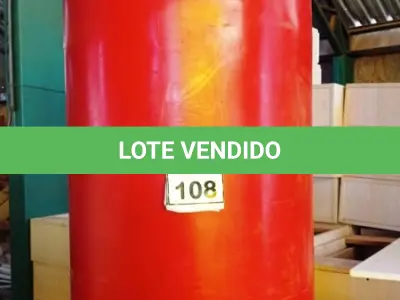 LOTE 108 - 01 LIXEIRA GRANDE REDONDA COM TAMPA. (NO ESTADO) ATENÇÃO! FAZER A VISITAÇÃO ANTES DE ARREMATAR, NÃO SABEMOS SE FUNCIONA, LEILÃO NÃO TEM GARANTIA E NEM DEVOLUÇÃO, SUJEITO A POSSÍVEIS AVARIAS VISÍVEIS/OCULTAS E/OU AUSÊNCIA DE COMPONENTES.
