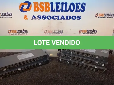 LOTE 195 - 05 SWITCH’S 24 PORTAS MARCA HP. (NO ESTADO) ATENÇÃO! FAZER A VISITAÇÃO ANTES DE ARREMATAR, NÃO SABEMOS SE FUNCIONA, LEILÃO NÃO TEM GARANTIA E NEM DEVOLUÇÃO, SUJEITO A POSSÍVEIS AVARIAS VISÍVEIS/OCULTAS E/OU AUSÊNCIA DE COMPONENTES.