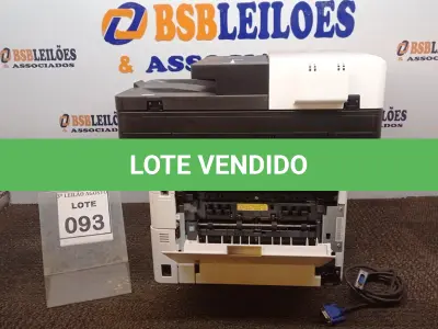LOTE 093 - 01 IMPRESSORA KYOCERA MODELO M2640IDW. (NO ESTADO) ATENÇÃO! FAZER A VISITAÇÃO ANTES DE ARREMATAR, NÃO SABEMOS SE FUNCIONA, LEILÃO NÃO TEM GARANTIA E NEM DEVOLUÇÃO, SUJEITO A POSSÍVEIS AVARIAS VISÍVEIS/OCULTAS E/OU AUSÊNCIA DE COMPONENTES.