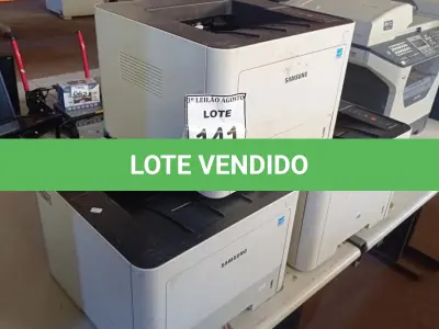 LOTE 141 - 03 IMPRESSORAS MARCA SAMSUNG. (NO ESTADO) ATENÇÃO! FAZER A VISITAÇÃO ANTES DE ARREMATAR, NÃO SABEMOS SE FUNCIONA, LEILÃO NÃO TEM GARANTIA E NEM DEVOLUÇÃO, SUJEITO A POSSÍVEIS AVARIAS VISÍVEIS/OCULTAS E/OU AUSÊNCIA DE COMPONENTES.