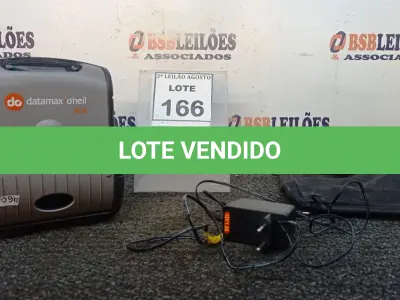 LOTE 166 - 01 IMPRESSORA TÉRMICA MARCA DATAMAX COM BOLSA E FONTE. (NO ESTADO) ATENÇÃO! FAZER A VISITAÇÃO ANTES DE ARREMATAR, NÃO SABEMOS SE FUNCIONA, LEILÃO NÃO TEM GARANTIA E NEM DEVOLUÇÃO, SUJEITO A POSSÍVEIS AVARIAS VISÍVEIS/OCULTAS E/OU AUSÊNCIA DE COMPONENTES.