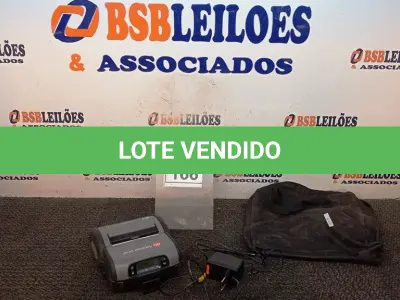 LOTE 166 - 01 IMPRESSORA TÉRMICA MARCA DATAMAX COM BOLSA E FONTE. (NO ESTADO) ATENÇÃO! FAZER A VISITAÇÃO ANTES DE ARREMATAR, NÃO SABEMOS SE FUNCIONA, LEILÃO NÃO TEM GARANTIA E NEM DEVOLUÇÃO, SUJEITO A POSSÍVEIS AVARIAS VISÍVEIS/OCULTAS E/OU AUSÊNCIA DE COMPONENTES.
