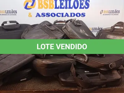 LOTE 060 - 10 BOLSAS DE NOTEBOOK. (NO ESTADO) ATENÇÃO! FAZER A VISITAÇÃO ANTES DE ARREMATAR, NÃO SABEMOS SE FUNCIONA, LEILÃO NÃO TEM GARANTIA E NEM DEVOLUÇÃO, SUJEITO A POSSÍVEIS AVARIAS VISÍVEIS/OCULTAS E/OU AUSÊNCIA DE COMPONENTES.