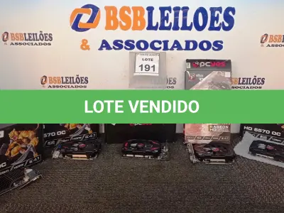 LOTE 191 - 05 PLACAS DE VÍDEO MARCAS DIVERSAS. (NO ESTADO) ATENÇÃO! FAZER A VISITAÇÃO ANTES DE ARREMATAR, NÃO SABEMOS SE FUNCIONA, LEILÃO NÃO TEM GARANTIA E NEM DEVOLUÇÃO, SUJEITO A POSSÍVEIS AVARIAS VISÍVEIS/OCULTAS E/OU AUSÊNCIA DE COMPONENTES.