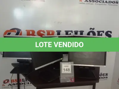 LOTE 148 - 05 MONITORES MARCA HP. (NO ESTADO) ATENÇÃO! FAZER A VISITAÇÃO ANTES DE ARREMATAR, NÃO SABEMOS SE FUNCIONA, LEILÃO NÃO TEM GARANTIA E NEM DEVOLUÇÃO, SUJEITO A POSSÍVEIS AVARIAS VISÍVEIS/OCULTAS E/OU AUSÊNCIA DE COMPONENTES.