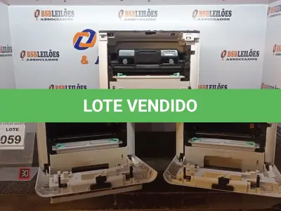 LOTE 059 - 03 IMPRESSORAS MARCA SAMSUNG. (NO ESTADO) ATENÇÃO! FAZER A VISITAÇÃO ANTES DE ARREMATAR, NÃO SABEMOS SE FUNCIONA, LEILÃO NÃO TEM GARANTIA E NEM DEVOLUÇÃO, SUJEITO A POSSÍVEIS AVARIAS VISÍVEIS/OCULTAS E/OU AUSÊNCIA DE COMPONENTES.