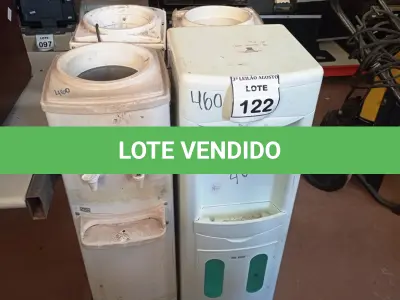 LOTE 122 - 04 BEBEDOUROS DE COLUNA MARCAS E MODELOS DIVERSOS. (NO ESTADO) ATENÇÃO! FAZER A VISITAÇÃO ANTES DE ARREMATAR, NÃO SABEMOS SE FUNCIONA, LEILÃO NÃO TEM GARANTIA E NEM DEVOLUÇÃO, SUJEITO A POSSÍVEIS AVARIAS VISÍVEIS/OCULTAS E/OU AUSÊNCIA DE COMPONENTES.
