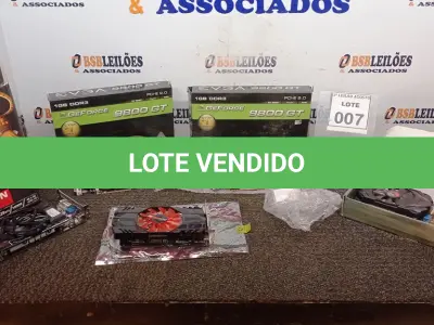 LOTE 007 - 05 PLACAS DE VÍDEOS MARCAS DIVERSAS. (NO ESTADO) ATENÇÃO! FAZER A VISITAÇÃO ANTES DE ARREMATAR, NÃO SABEMOS SE FUNCIONA, LEILÃO NÃO TEM GARANTIA E NEM DEVOLUÇÃO, SUJEITO A POSSÍVEIS AVARIAS VISÍVEIS/OCULTAS E/OU AUSÊNCIA DE COMPONENTES.