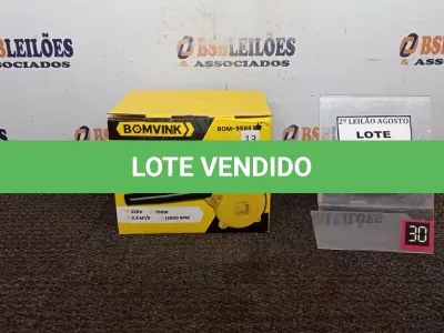 LOTE 130 - 01 SOPRADOR  E ASPIRADOR ELÉTRICO 220V 700W 13600RPM. (NO ESTADO) ATENÇÃO! FAZER A VISITAÇÃO ANTES DE ARREMATAR, NÃO SABEMOS SE FUNCIONA. LEILÃO NÃO TEM GARANTIA E NEM DEVOLUÇÃO, SUJEITO A POSSÍVEIS AVARIAS VISÍVEIS/OCULTAS E/OU AUSÊNCIA DE COMPONENTES.
