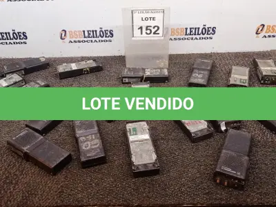 LOTE 152 - 01 LOTE COM VÁRIOS RÁDIOS MODELO P110 MOTOROLA SEM BATERIA. (NO ESTADO) ATENÇÃO! FAZER A VISITAÇÃO ANTES DE ARREMATAR, NÃO SABEMOS SE FUNCIONA, LEILÃO NÃO TEM GARANTIA E NEM DEVOLUÇÃO, SUJEITO A POSSÍVEIS AVARIAS VISÍVEIS/OCULTAS E/OU AUSÊNCIA DE COMPONENTES.