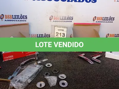 LOTE 213 - 02 FECHADURAS MARCA LA FONTE. (NO ESTADO) ATENÇÃO! FAZER A VISITAÇÃO ANTES DE ARREMATAR, NÃO SABEMOS SE FUNCIONA, LEILÃO NÃO TEM GARANTIA E NEM DEVOLUÇÃO, SUJEITO A POSSÍVEIS AVARIAS VISÍVEIS/OCULTAS E/OU AUSÊNCIA DE COMPONENTES.