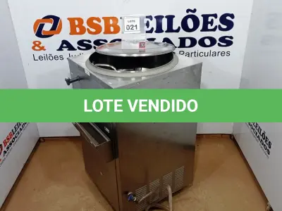 LOTE 021 - 01 SUQUEIRA EM INOX 220V. (NO ESTADO) ATENÇÃO! FAZER A VISITAÇÃO ANTES DE ARREMATAR, NÃO SABEMOS SE FUNCIONA, LEILÃO NÃO TEM GARANTIA E NEM DEVOLUÇÃO, SUJEITO A POSSÍVEIS AVARIAS VISÍVEIS/OCULTAS E/OU AUSÊNCIA DE COMPONENTES.