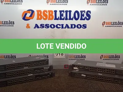 LOTE 018 - 05 SWITCH’S 24 PORTAS MARCA HP. (NO ESTADO) ATENÇÃO! FAZER A VISITAÇÃO ANTES DE ARREMATAR, NÃO SABEMOS SE FUNCIONA, LEILÃO NÃO TEM GARANTIA E NEM DEVOLUÇÃO, SUJEITO A POSSÍVEIS AVARIAS VISÍVEIS/OCULTAS E/OU AUSÊNCIA DE COMPONENTES.