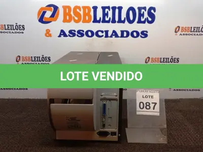 LOTE 087 - 01 IMPRESSORA DE ETIQUETAS MARCA TSC. (NO ESTADO) ATENÇÃO! FAZER A VISITAÇÃO ANTES DE ARREMATAR, NÃO SABEMOS SE FUNCIONA, LEILÃO NÃO TEM GARANTIA E NEM DEVOLUÇÃO, SUJEITO A POSSÍVEIS AVARIAS VISÍVEIS/OCULTAS E/OU AUSÊNCIA DE COMPONENTES.